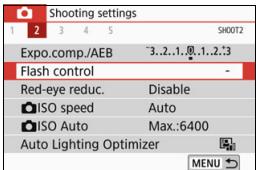 CANON EOS 800D - Press the < 4> button to raise the built-in flash. - 1