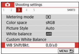 CANON EOS 800D - White Balance Correction - 1