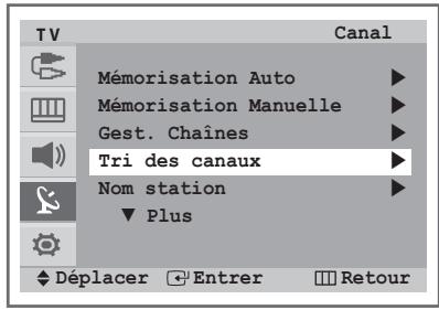 SAMSUNG CW-29Z418T - Organisation des canaux mémorisés - 1