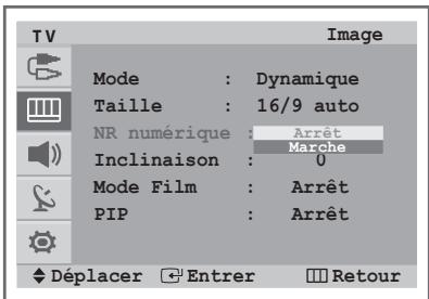 SAMSUNG CW-29Z418T - Réglage de la réduction du bruit numérique - 5
