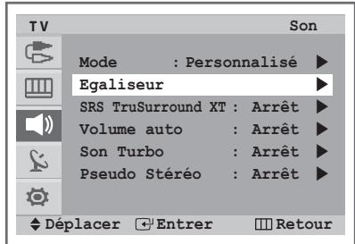SAMSUNG CW-29Z418T - Réglage des paramètres du son (en fonction du modulo) - 1