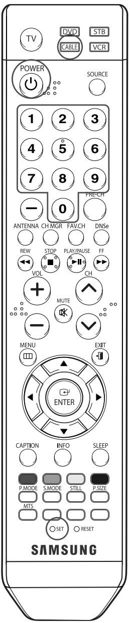 SAMSUNG HL-S4265W - Configuration de la télécommande pour faire fonctionner votre magnétoscope - 1