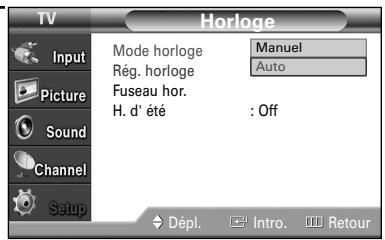 SAMSUNG HL-S4265W - Option 2:Réglage automatique de l'horloge - 3