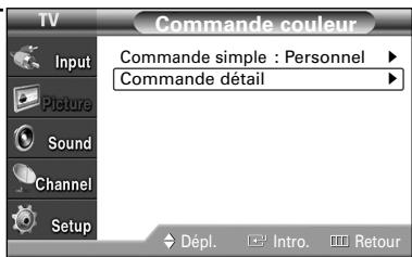 SAMSUNG HL-S4265W - Réglages personnels - 2