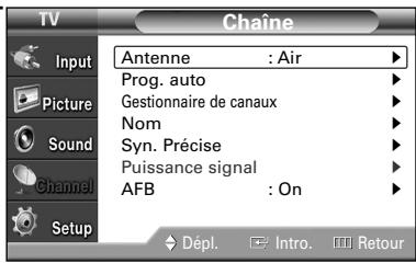 SAMSUNG HL-S4265W - Mode liste par défaut - 2
