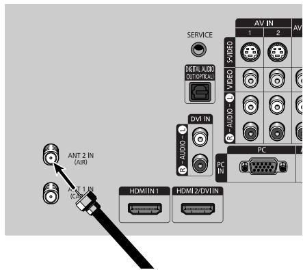 SAMSUNG HL-S4265W - Antennes à conducteur rond de 75 ohms - 1
