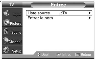 SAMSUNG HL-S4265W - Réglage de la source de diffusion - 1