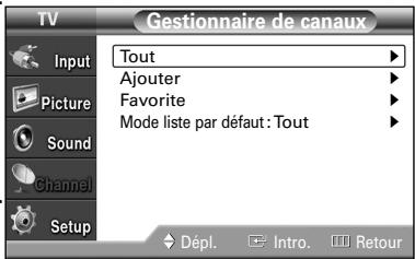 SAMSUNG HL-S4265W - Affichage de la liste des canaux - 3