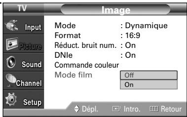 SAMSUNG HL-S4265W - Réglage du mode film - 4