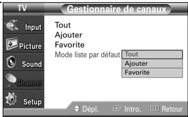 SAMSUNG HL-S4265W - Mode liste par défaut - 4