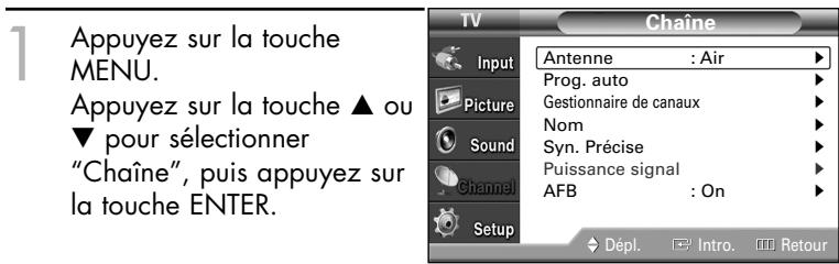 SAMSUNG HL-S4265W - Sélection de la source video - 1