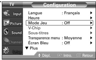 SAMSUNG HL-S4265W - Utilisation du mode Jeu - 3