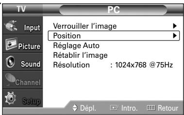 SAMSUNG HL-S4265W - Déplacement de l'image - 4