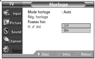 SAMSUNG HL-S4265W - Option 2:Réglage automatique de l'horloge - 5