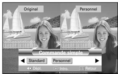 SAMSUNG HL-S4265W - Utilisation du menu Commande simple - 4