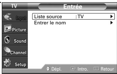 SAMSUNG HL-S4265W - Attribution de noms au mode d'entrée externe - 2