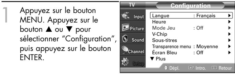 SAMSUNG HL-S4265W - Option 1: Réglage manuel de l'horloge - 1