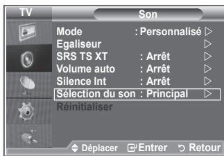 SAMSUNG LE-26R86BD - Lorsque la fonction PIP est activée, vous pouvez écouter le son accompagnant l'image secondaire. - 1