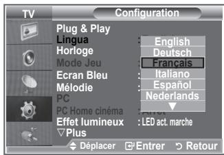 SAMSUNG LE-26R86BD - Choix de la langue - 2