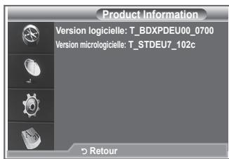 SAMSUNG LE-26R86BD - Vous pouvez visualiser les informations relatives à votre produit. Pour toute intervention sur le téléviseur, veuillez contacter un revendeur Samsung agréé. - 1