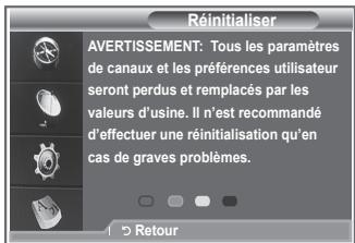 SAMSUNG LE-26R86BD - Vous pouvez ramener tous les réglages mémorisés à leur valeur par défaut.. - 2