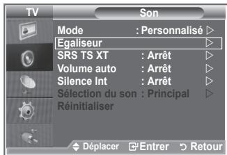 SAMSUNG LE-26R86BD - Les paramètres du son peuvent être réglés selon vos préférences personnelles. - 1