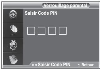 SAMSUNG LE-26R86BD - Configuration du contrôle parental - 2