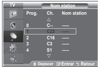 SAMSUNG LE-26R86BD - Attribution de noms aux canaux - 2
