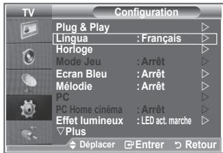 SAMSUNG LE-26R86BD - Choix de la langue - 1
