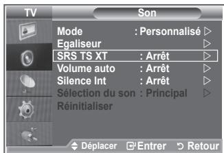 SAMSUNG LE-26R86BD - Réglage du TruSurround XT (SRS TS XT) - 2