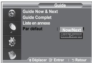 SAMSUNG LE-26R86BD - Configurer le Guide par défaut - 1