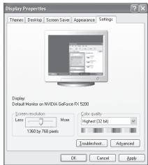 SAMSUNG LE-26R86BD - Configuration de votre logiciel PC (basée sur Windows XP) - 1