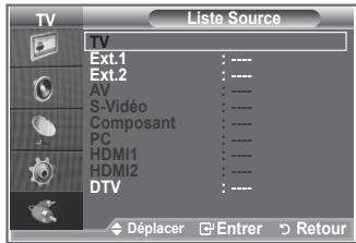 SAMSUNG LE-26R86BD - Vous pouvez sélectionner parmi les sources extérieures connectées aux prises d'entrée du téléviseur. - 2