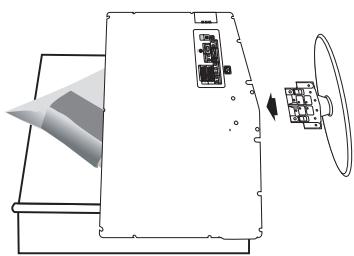 SAMSUNG LE-26R86BD - Installation du support - 1