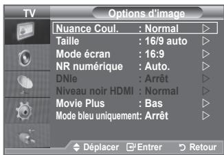 SAMSUNG LE40A550P1R - Configuration de l'option picture - 2