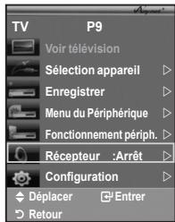 SAMSUNG LE40A550P1R - Écoute via un récepteur - 1