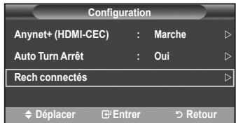 SAMSUNG LE40A550P1R - Recherche d'appareils anynet+ et basculement entre des appareils - 2