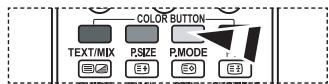SAMSUNG LE52F96 - Vous pouvez modifier vos canaux favoris à l'aide des quatre boutons de couleur. - 8