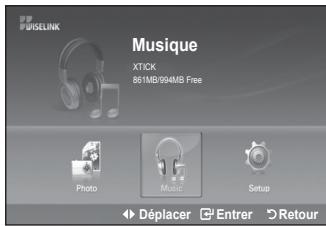 SAMSUNG LE52F96 - Utilisation de la liste MP3 - 1