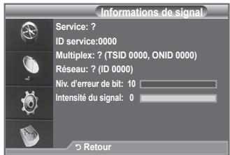 SAMSUNG LE52F96 - Vérification des informations relatives au signal - 1