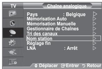 SAMSUNG LE52F96 - Attribution de noms aux canaux - 1