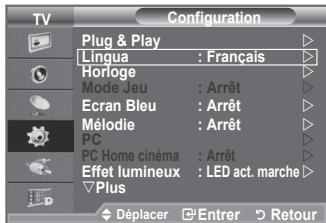 SAMSUNG LE52F96 - Choix de la langue - 1