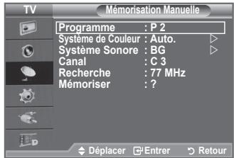 SAMSUNG LE52F96 - Mémorisation automatique des canaux - 2