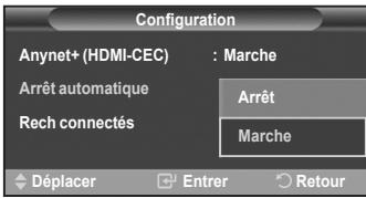SAMSUNG LE52F96 - Extinction automatique d'un appareil anynet+ lorsque le téléviseur est mis hors tension - 3