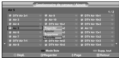 SAMSUNG LN-S2641D - Configuration de vos chaînes favorites - 3