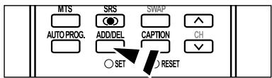 SAMSUNG LN-S2641D - Réglage de Gestionnaire de canaux - 7