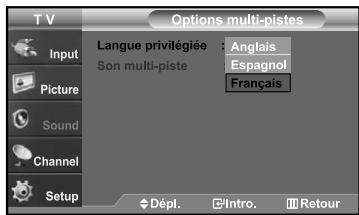 SAMSUNG LN-S2641D - Langue privilégiée - 3