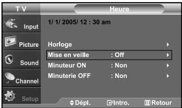 SAMSUNG LN-S2641D - Paramétrer le minuteur - 1