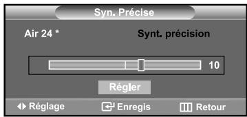 SAMSUNG LN-S2641D - Syntonisation fine des chaînes analogiques - 4