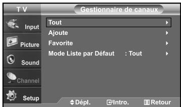 SAMSUNG LN-S2641D - Affichage de la liste des chaînes - 2